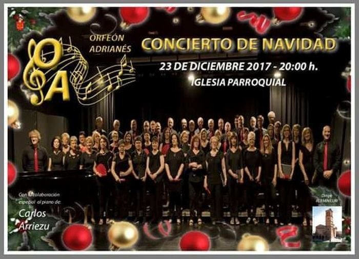 Concierto de Navidad en San Adrián con el Orfeón Adrianés