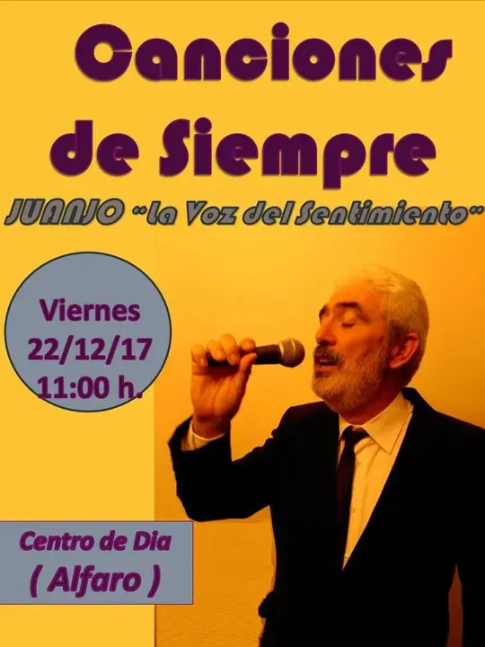 Concierto en Alfaro 'Canciones de siempre' con Juanjo