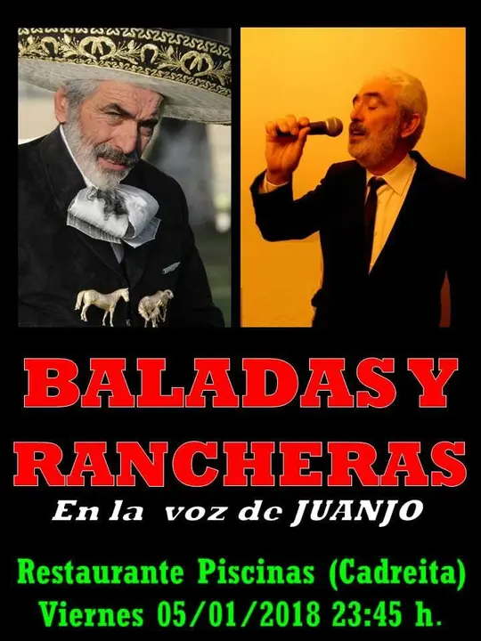 Concierto en Cadreita de baldas y rancheras con Juanjo