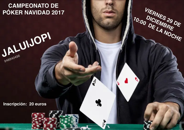 Campeonato de P&oacute;ker de Navidad en Fusti&ntilde;ana