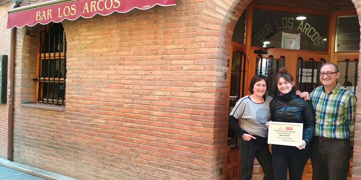 El bar los Arcos con Manuel Ruiz y M&ordf; Jes&uacute;s Royo, acompa&ntilde;ados de su hija Mar&iacute;a, fueron los vencedores de esta nueva edici&oacute;n