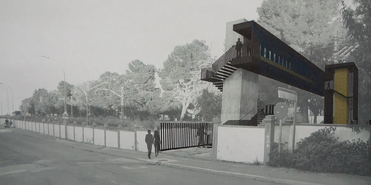 La nueva pasarela que se instalar&aacute; en Villafranca