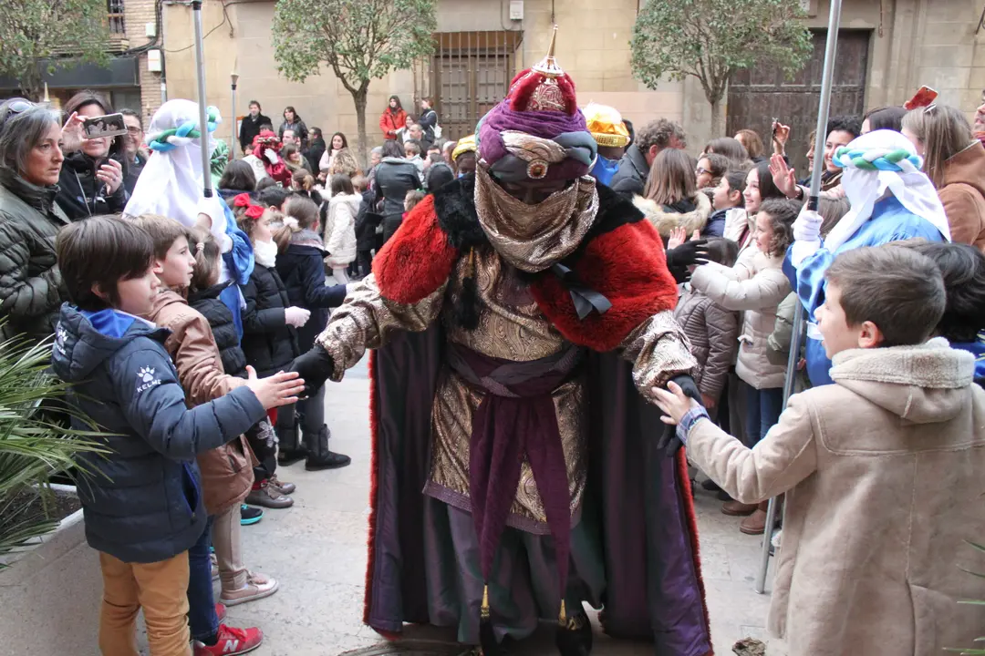 Los Reyes Magos ha su llegada al Ayuntamiento de Cintru&eacute;nigo