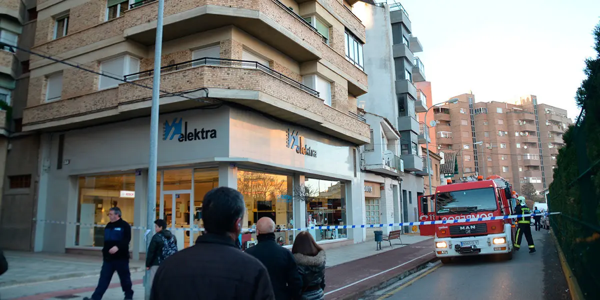 La calle se encuentra en estos momentos cortada