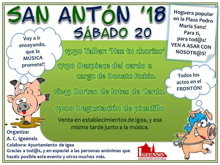 Fiestas en Igea de San Ant&oacute;n