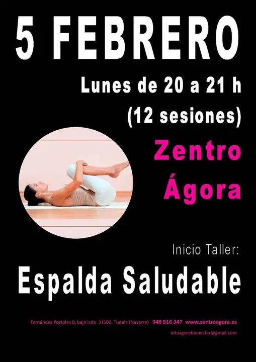 Taller en Tudela 'Espalda Saludable'