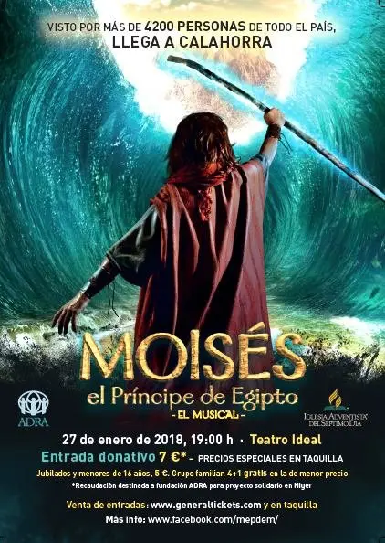 Musical en Calahorra 'Mois&eacute;s, el Pr&iacute;ncipe de Egipto'