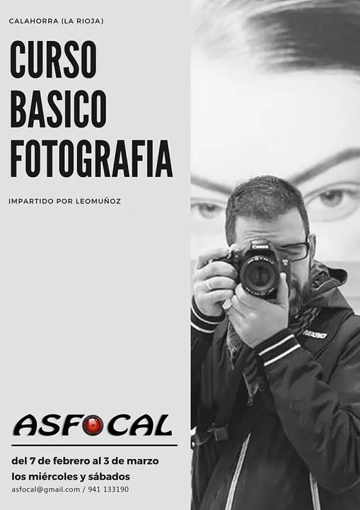 Curso b&aacute;sico en Calahorra de fotograf&iacute;a