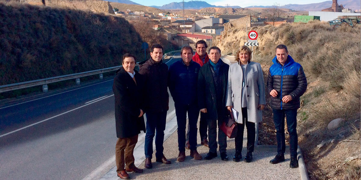 El Gobierno de La Rioja acomete una nueva fase de mejora de la travesía de la carretera LR-115 en Autol