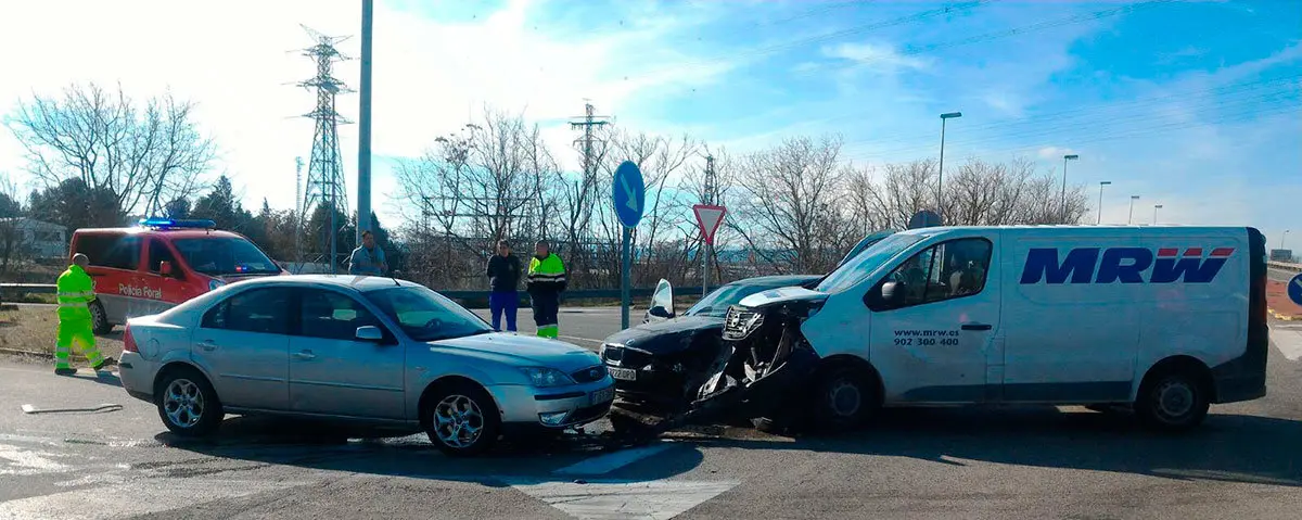 As&iacute; han quedado los veh&iacute;culos tras el accidente