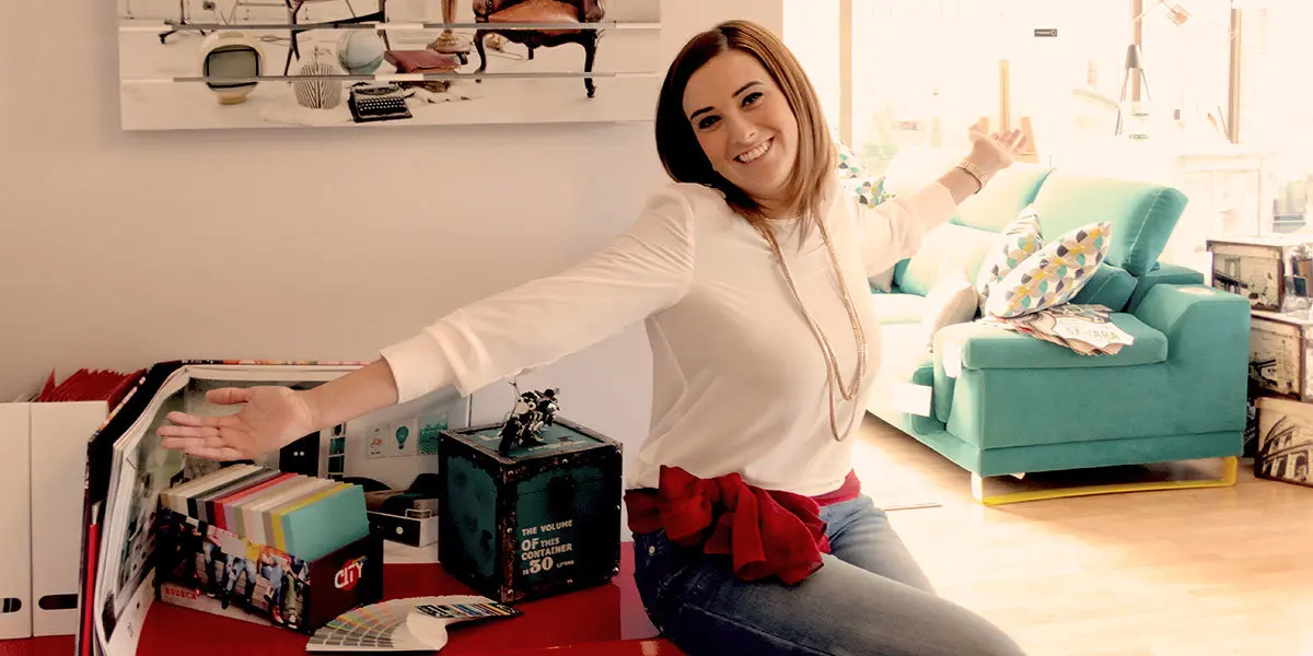 Sara Yanguas en su despacho de Corella