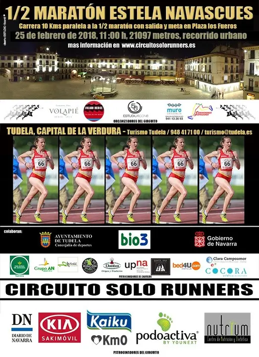 IX Media Marat&oacute;n Estela Navascu&eacute;s y 10 km Ciudad de Tudela