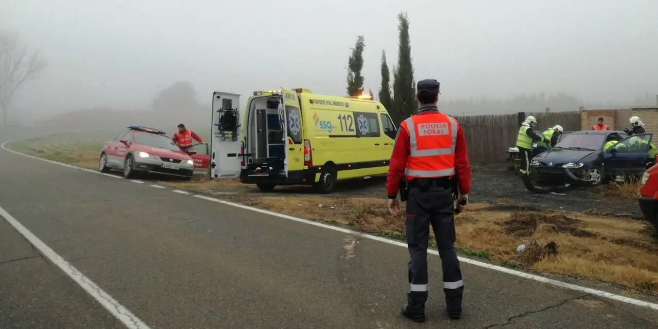 Accidente en la NA-8703