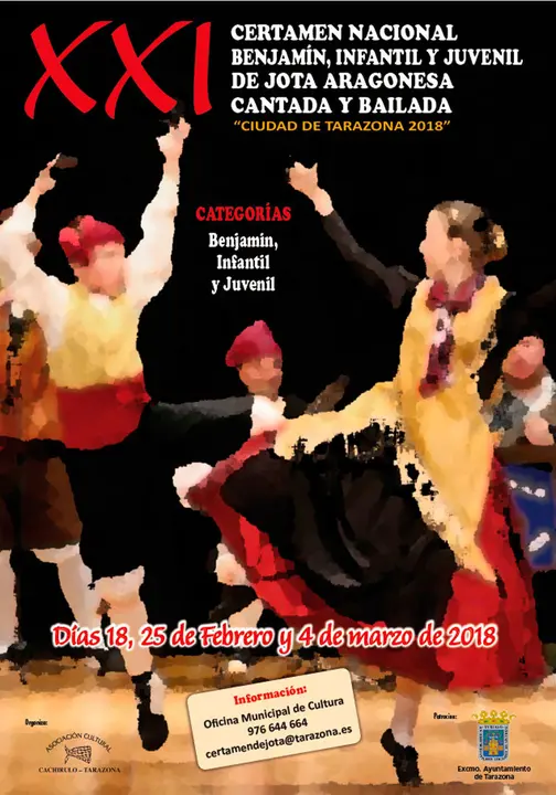 XXI Certamen Nacional Benjam&iacute;n, Infantil y Juvenil de Jota Aragonesa 'Ciudad de Tarazona'