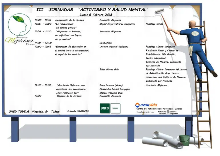 III Jornadas en Tudela 'Activismo y salud mental'