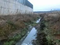 Desag&uuml;e en el Pol&iacute;gono Industrial