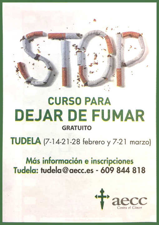 Curso en Tudela para dejar de fumar