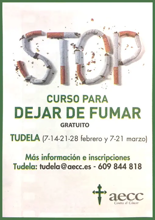 Curso en Tudela para dejar de fumar