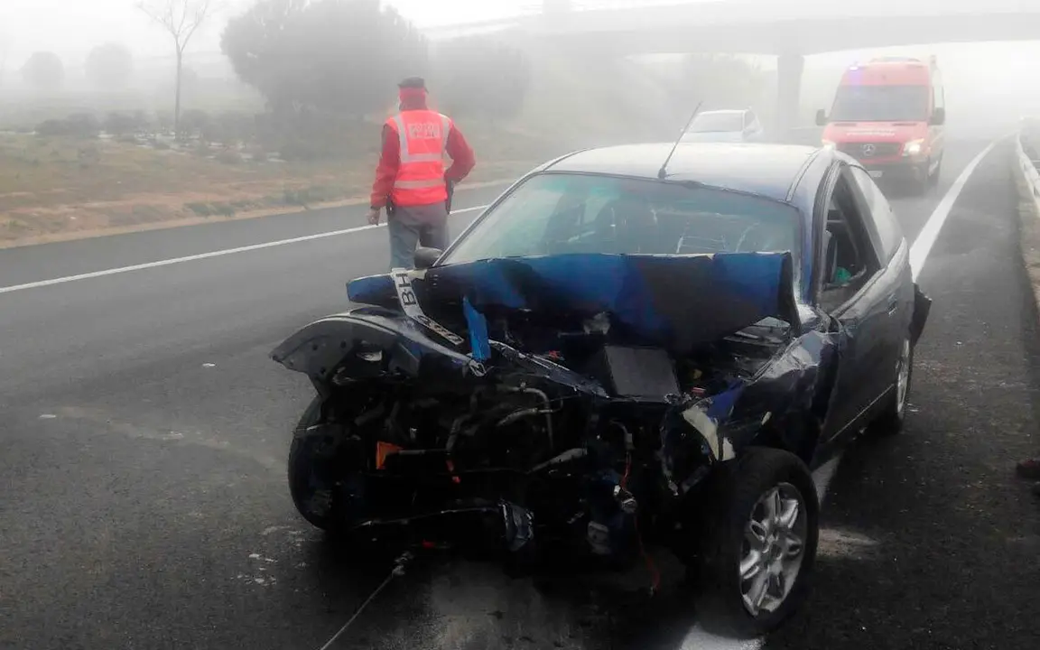 As&iacute; ha quedado el veh&iacute;culo tras el accidente