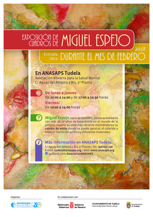 Exposición de pintura en Tudela de Miguel Espejo
