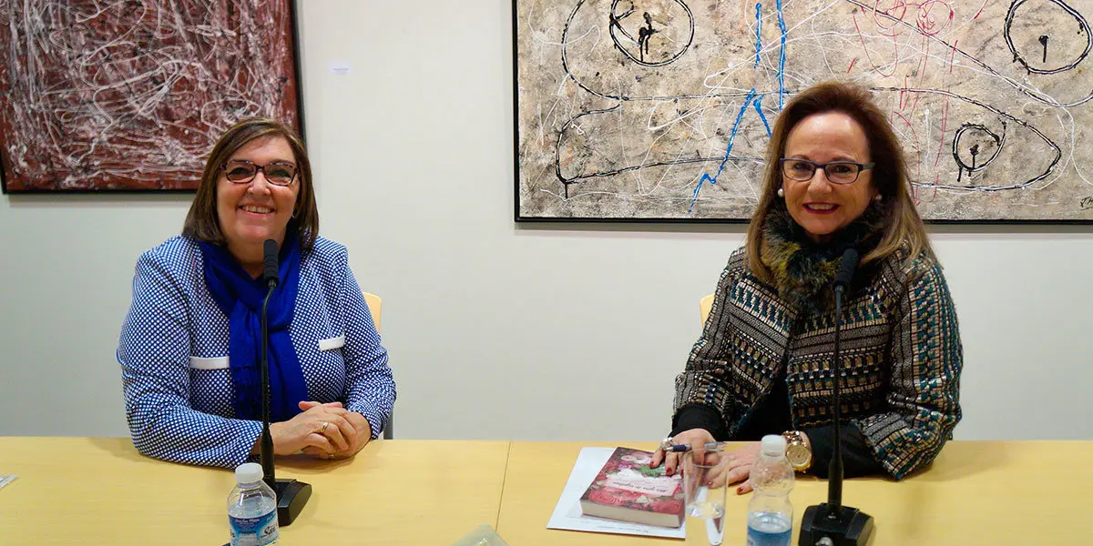 Gema S&aacute;nchez y Ana Laura de Diego en la presentaci&oacute;n de Castej&oacute;n