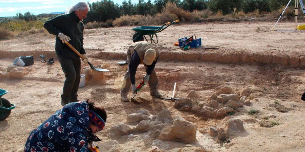 Durante las excavaciones en el entorno de Cascante