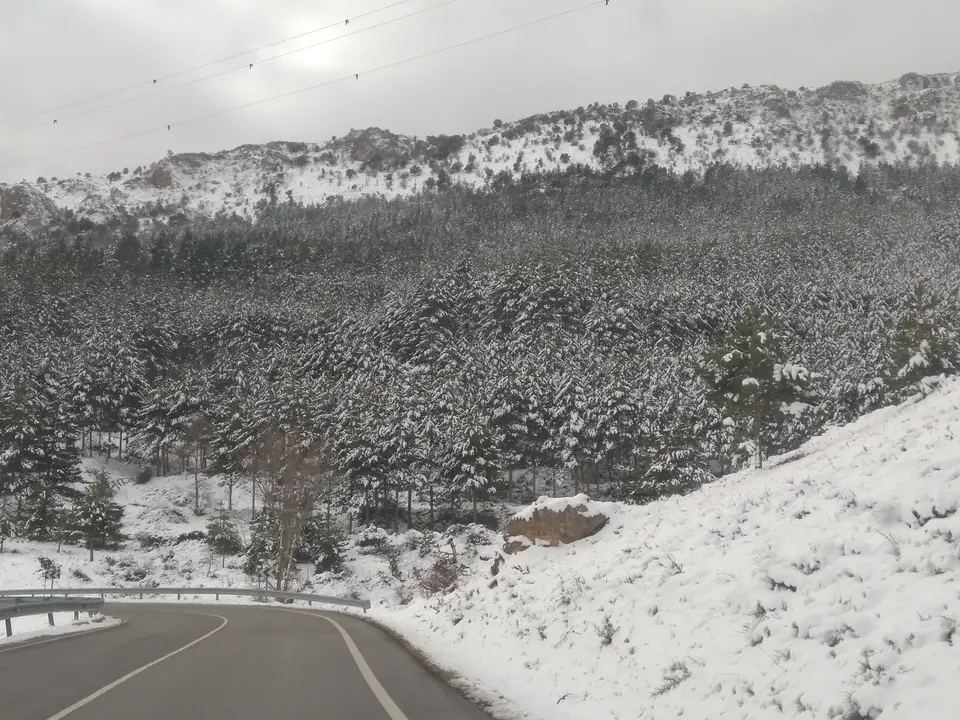 Monta&ntilde;as de la Rioja Baja nevadas