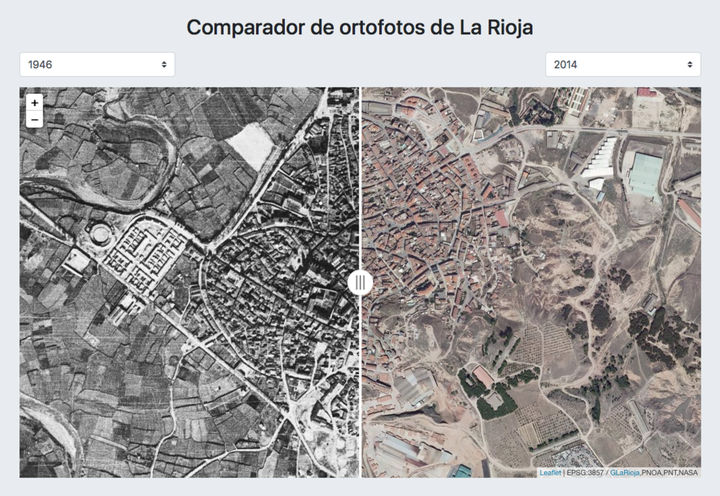 Comparativa de Alfaro entre 1946 y 2014