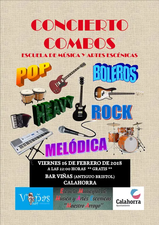Concierto Combos de la Escuela de M&uacute;sica y Artes Esc&eacute;nicas 'Maestro Arroyo' de Calahorra