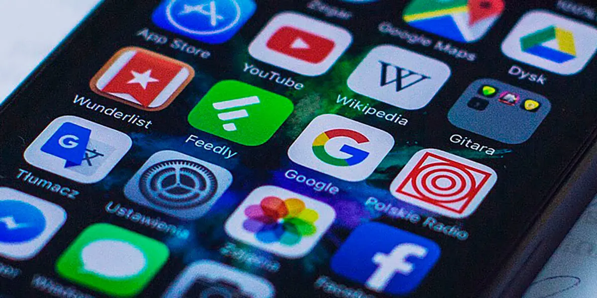 Diferentes app de m&oacute;vil