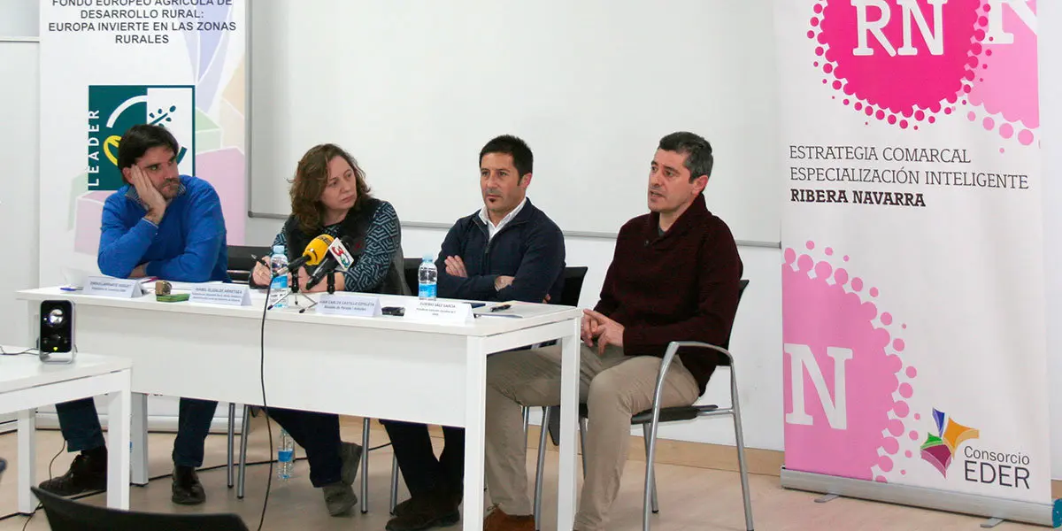 Eneko Larrarte, Isabel Elizalde, Juan Carlos Castillo y Eusebio S&aacute;ez