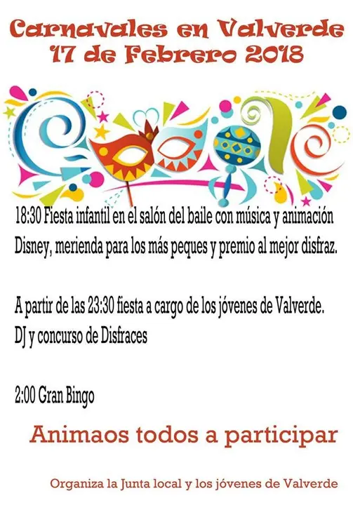 Carnaval en Valverde