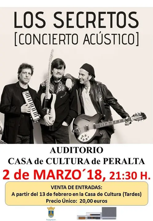Concierto ac&uacute;stico en Peralta de Los Secretos