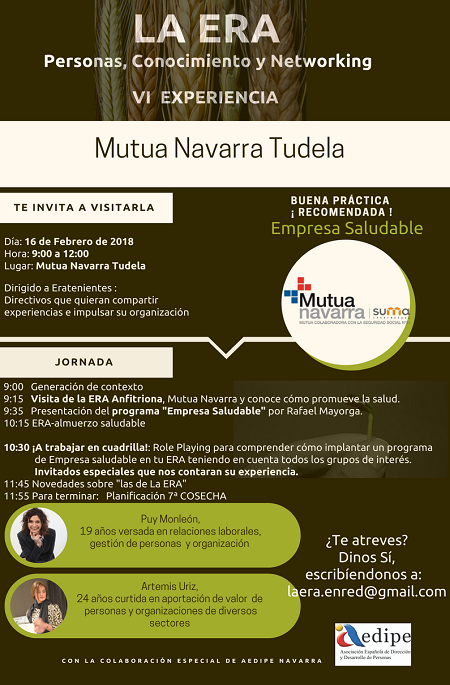VI Experiencia en Tudela 'La Era'