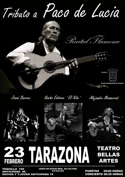 Tributo en Tarazona a Paco de Luc&iacute;a