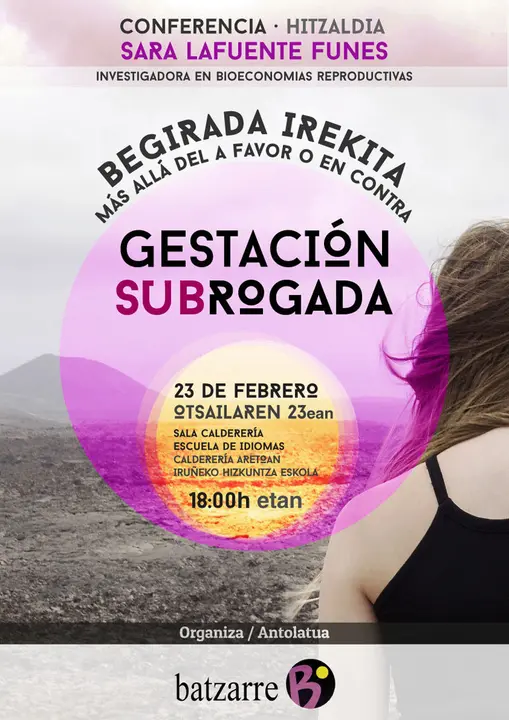 Conferencia en Pamplona 'Gestaci&oacute;n subrogada'