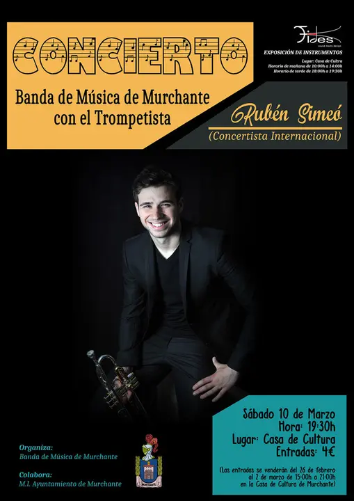 Concierto de la Banda de M&uacute;sica de Murchante con el trompetista internacional Rub&eacute;n Sime&oacute;