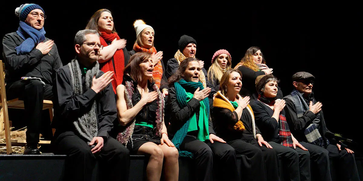 El grupo de m&uacute;sica vocal Shinjiru de Tudela