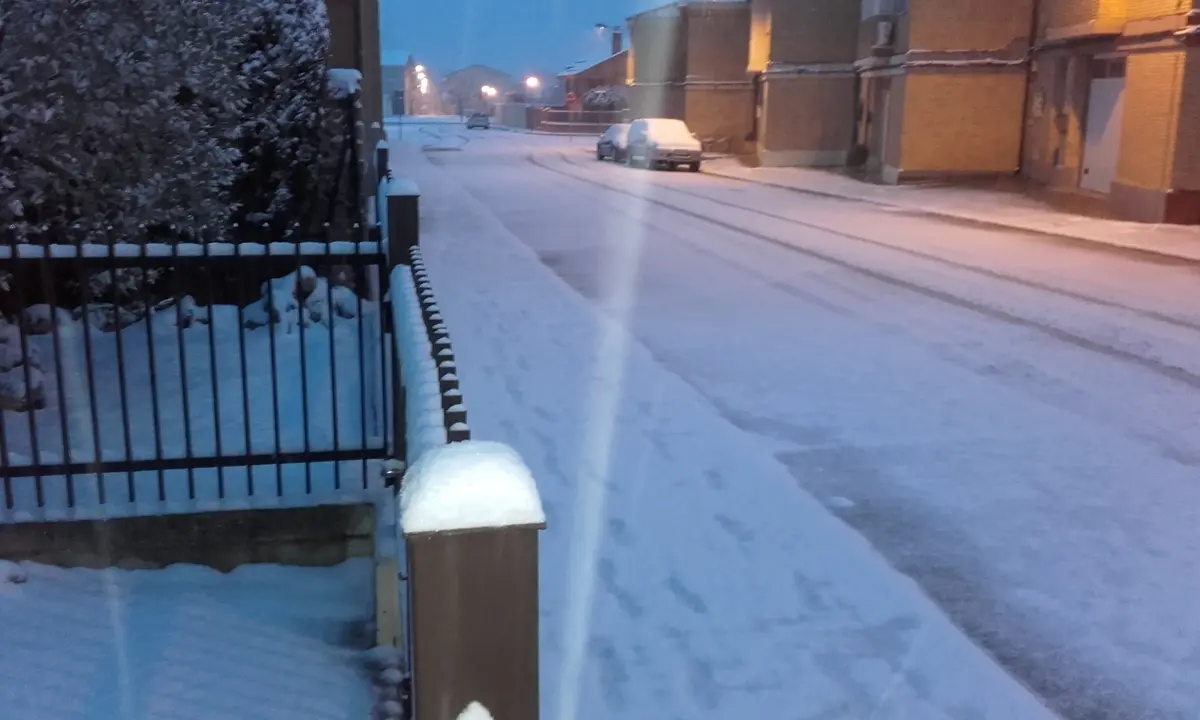 Amanecer nevado en Cintru&eacute;nigo, Emilio Sarasa