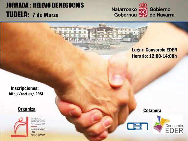 Jornada en Tudela 'Relevo de negocios'