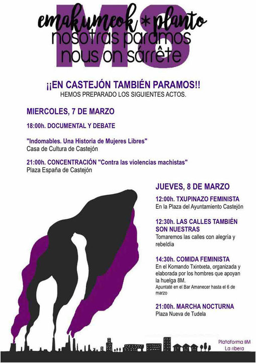 Día Internacional de la Mujer en Castejón
