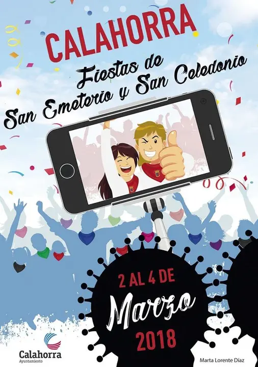 Cartel de las fiestas de invierno de Calahorra 2018