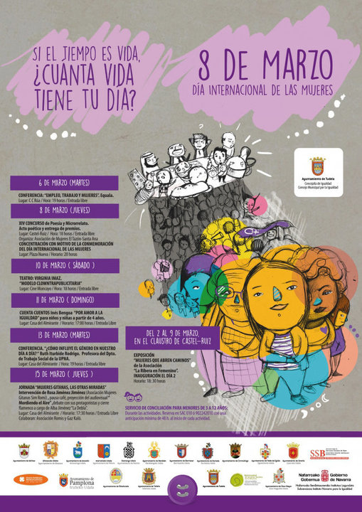 Día Internacional de la Mujer en Tudela