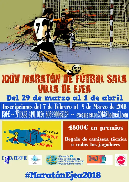 XXIV Marat&oacute;n de f&uacute;tbol sala 'Villa de Ejea'