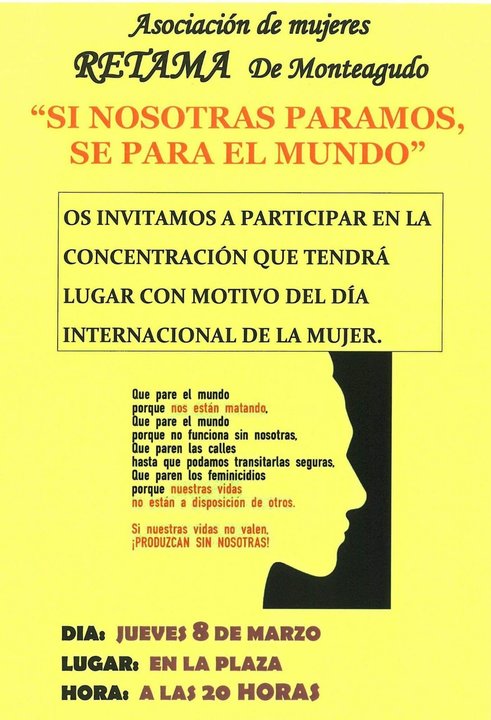 Día Internacional de la Mujer en Monteagudo