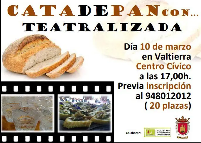 Cata de pan teatralizada en Valtierra