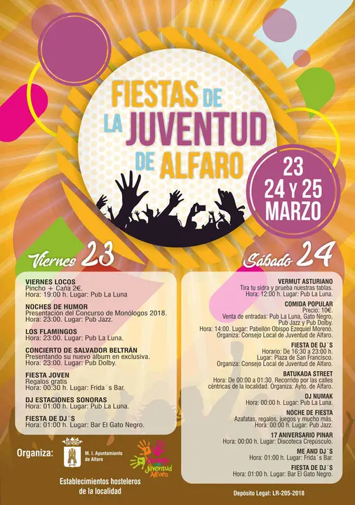 Fiestas de la juventud en Alfaro