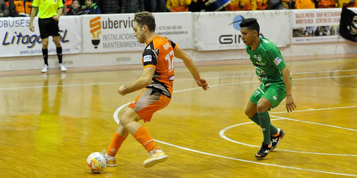 Pedro Garc&iacute;a en el &uacute;ltimo partido en el Ciudad de Tudela