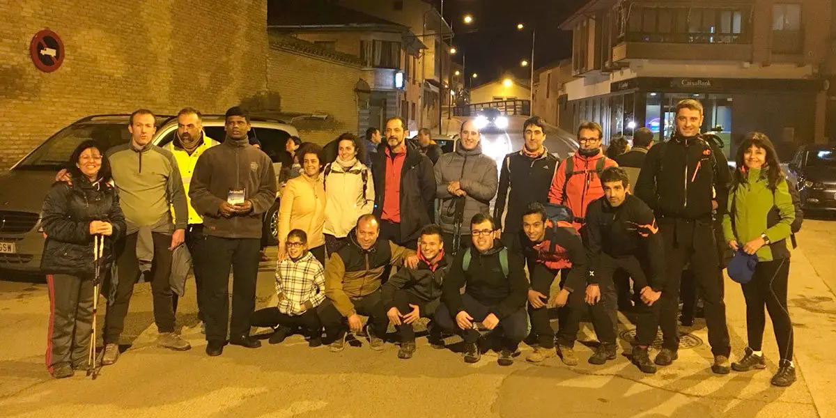 Un grupo de Villafranca sale hacia Javier
