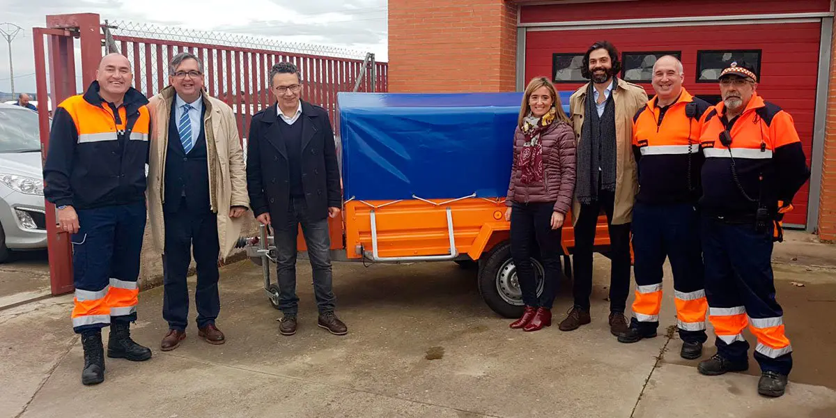 Entrega del carro de transporte